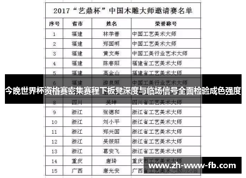 今晚世界杯资格赛密集赛程下板凳深度与临场信号全面检验成色强度 今晚世界杯资格赛密集赛程下板凳深度与临场信号全面检验成色强度